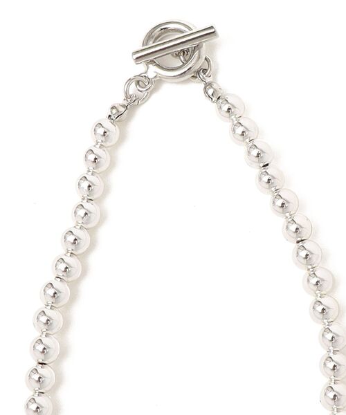 SHIPS（シップス）の「メタルビールネックレス 120cm（ネックレス・レディース・シルバー・ONE SIZE）」の3枚目の写真