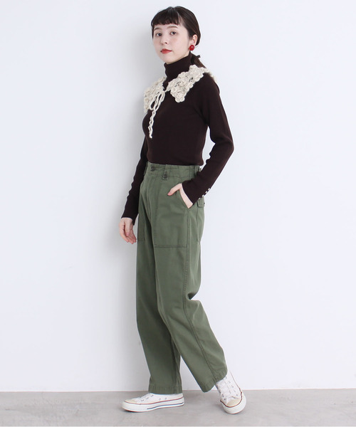 Dot＆Stripes CHILD WOMAN（ドットアンドストライプス　チャイルドウーマン）の「NHKギルボックスかぎ針 つけ衿（付け襟・レディース・アイボリー・FREE）」の12枚目の写真