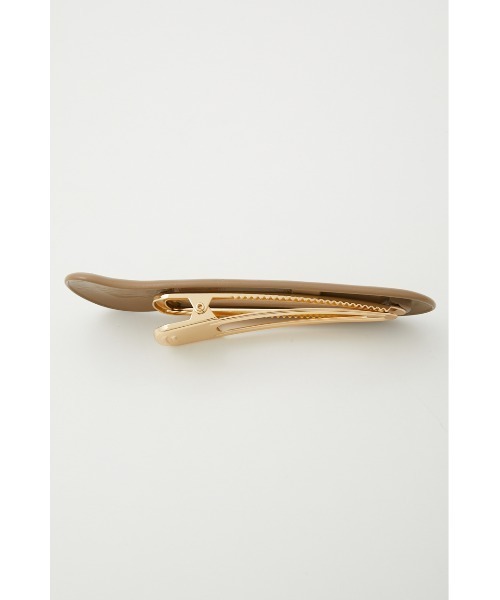 SLY(スライ)の「Sly Skin DISTORTION HAIR CLIP ヘアクリップ(バレッタ/ヘアクリップ・レディース・シルバー/ベージュ・FREE)」の3枚目の写真