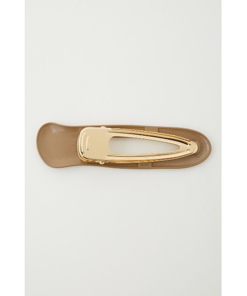 SLY(スライ)の「Sly Skin DISTORTION HAIR CLIP ヘアクリップ(バレッタ/ヘアクリップ・レディース・シルバー/ベージュ・FREE)」の13枚目の写真