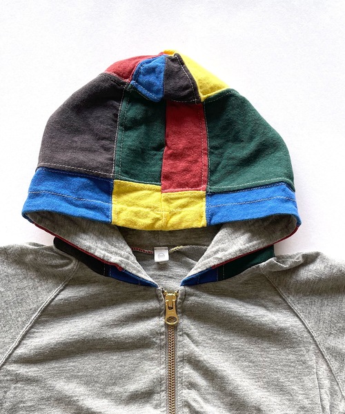 JIPPON（ジポン）の「【UPCYCLE】アップサイクルパーカー（90～140cm）（パーカー・キッズ・オフホワイト/グレー・100/110/130/90/120/140）」の15枚目の写真