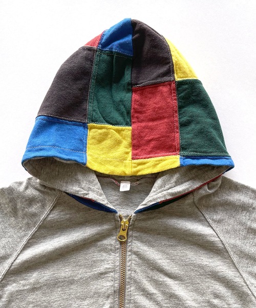 JIPPON（ジポン）の「【UPCYCLE】アップサイクルパーカー（90～140cm）（パーカー・キッズ・オフホワイト/グレー・100/110/130/90/120/140）」の16枚目の写真