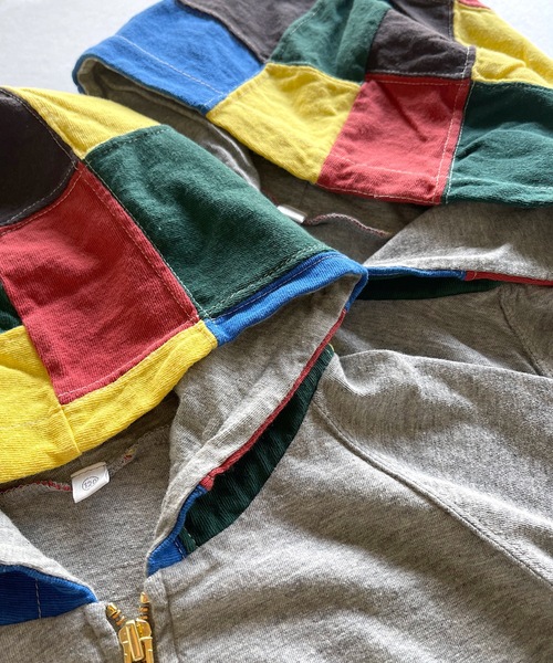 JIPPON（ジポン）の「【UPCYCLE】アップサイクルパーカー（90～140cm）（パーカー・キッズ・オフホワイト/グレー・100/110/130/90/120/140）」の10枚目の写真