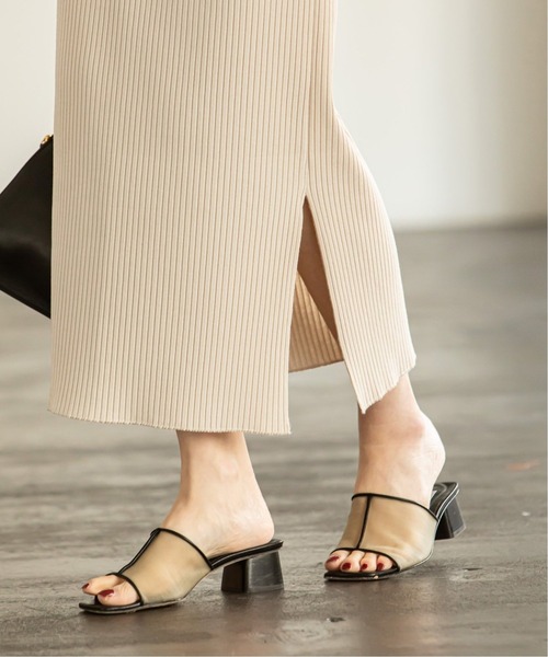 Noble（ノーブル）の「トタンテレコタイトスカート3◆（スカート・レディース・ブラック/ベージュ・38/36）」の6枚目の写真