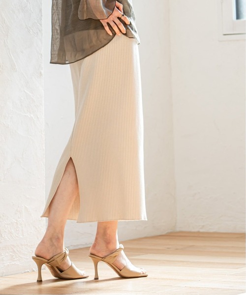 Noble（ノーブル）の「トタンテレコタイトスカート3◆（スカート・レディース・ブラック/ベージュ・38/36）」の10枚目の写真