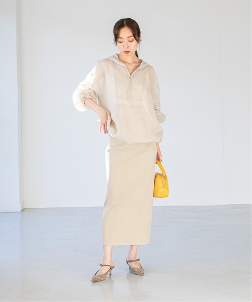 Noble（ノーブル）の「トタンテレコタイトスカート3◆（スカート・レディース・ブラック/ベージュ・38/36）」の12枚目の写真