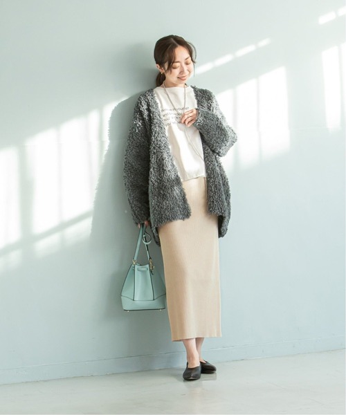 Noble（ノーブル）の「トタンテレコタイトスカート3◆（スカート・レディース・ブラック/ベージュ・38/36）」の14枚目の写真