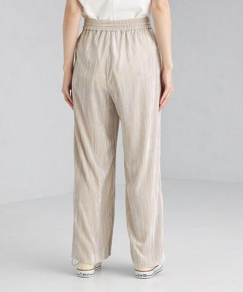 green label relaxing（グリーンレーベルリラクシング）の「VEL プリーツ ワイド パンツ（その他パンツ・レディース・ブラック/オフホワイト/ライトピンク・FREE）」の18枚目の写真