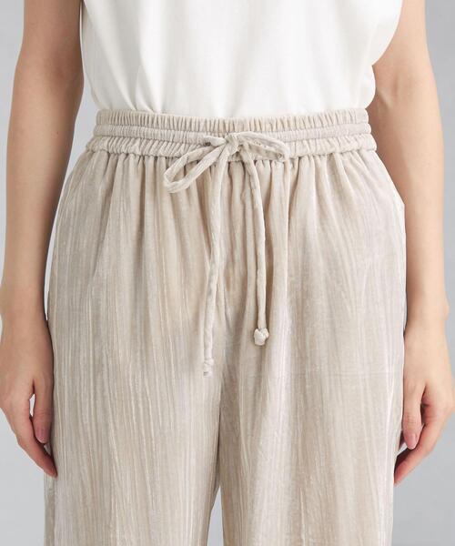 green label relaxing（グリーンレーベルリラクシング）の「VEL プリーツ ワイド パンツ（その他パンツ・レディース・ブラック/オフホワイト/ライトピンク・FREE）」の19枚目の写真