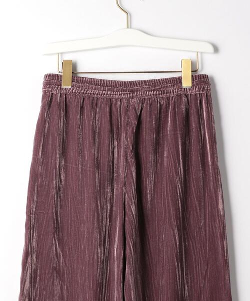 green label relaxing（グリーンレーベルリラクシング）の「VEL プリーツ ワイド パンツ（その他パンツ・レディース・ブラック/オフホワイト/ライトピンク・FREE）」の11枚目の写真