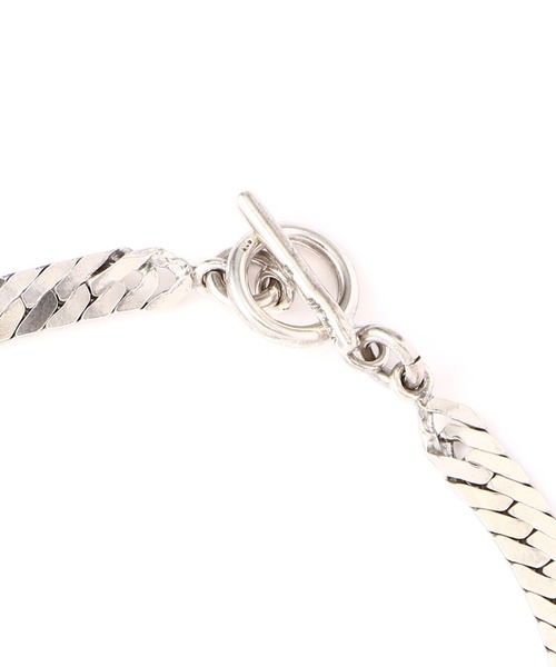 schott(ショット)の「【完全受注生産】△meian/メイアン/STERLING SILVER OLDSCOT CHAIN BRACELET/オールドスコット ブレスレット mab019(ブレスレット・メンズ・シルバー・FREE)」の2枚目の写真