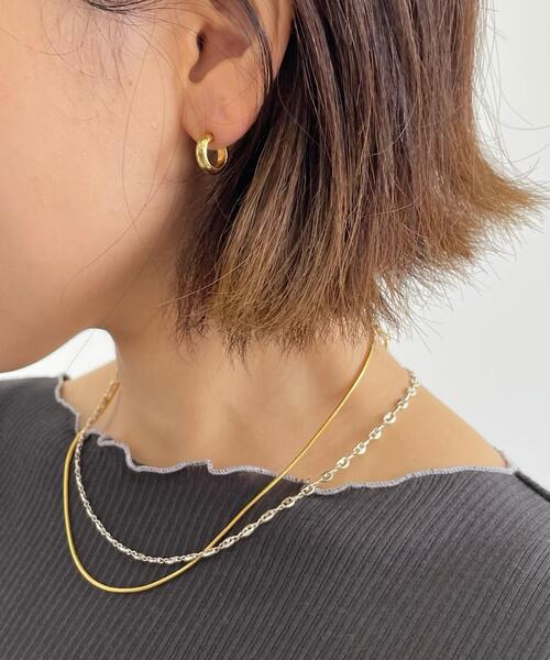 CITEN(シテン)の「<CITEN(シテン)>マリタイムチェーン ショート ネックレス(ネックレス・レディース・ゴールド/シルバー・FREE)」の5枚目の写真