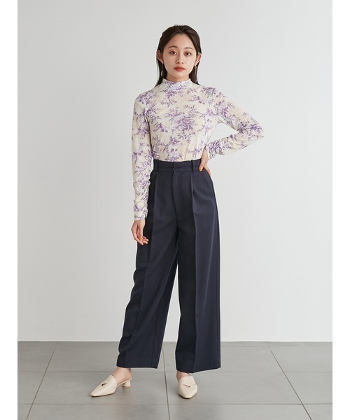 LILY BROWN(リリーブラウン)の「センタープレスパンツ(その他パンツ・レディース・ブラウン/ネイビー/ブラック・0/1)」の12枚目の写真