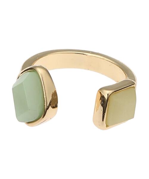 AMERICAN HOLIC（アメリカンホリック）の「バイカラーストーン5セットリング（ピアス（両耳用）・レディース・シルバー/ゴールド・FREE）」の7枚目の写真