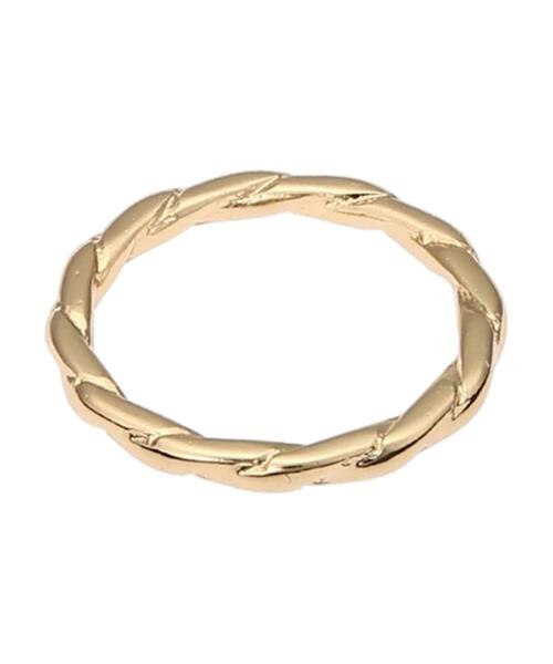 AMERICAN HOLIC（アメリカンホリック）の「バイカラーストーン5セットリング（ピアス（両耳用）・レディース・シルバー/ゴールド・FREE）」の9枚目の写真