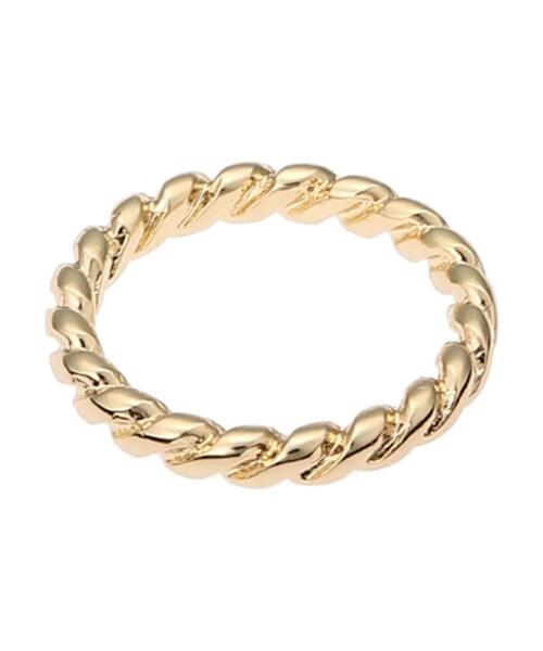 AMERICAN HOLIC（アメリカンホリック）の「バイカラーストーン5セットリング（ピアス（両耳用）・レディース・シルバー/ゴールド・FREE）」の10枚目の写真