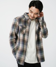 KRIFF MAYER | チェックウエスタンネルシャツ(シャツ/ブラウス)