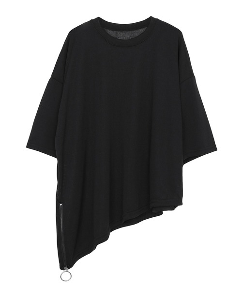 Figments（フィグメンツ）の「アシンメトリーZIPニットT（ニット/セーター・レディース・ホワイト/ブラック/ライム・FREE）」の13枚目の写真