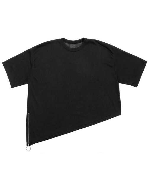 Figments（フィグメンツ）の「アシンメトリーZIPニットT（ニット/セーター・レディース・ホワイト/ブラック/ライム・FREE）」の12枚目の写真