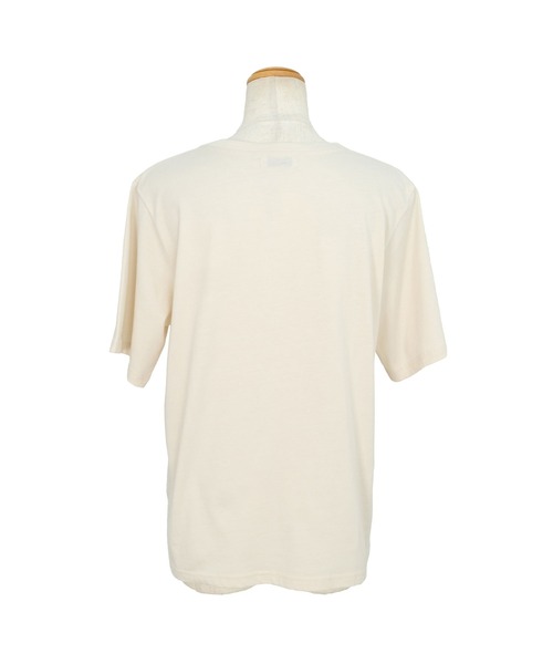 ANDJ(アンドジェイ)の「版画プリントTシャツ(Tシャツ/カットソー・レディース・オフホワイト/ベージュ系その他/チャコール・M)」の10枚目の写真