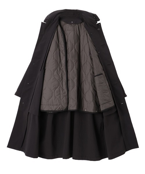 ZUCCa◇コート/S/ナイロン/BLK/無地/ZU03FA224 ZUCCa（ズッカ）の