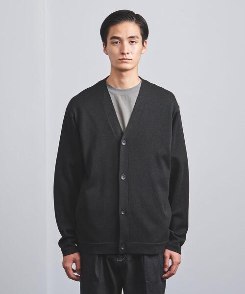 UNITED ARROWS(ユナイテッドアローズ)の「<UNITED ARROWS> ワシ カーディガン(カーディガン/ボレロ・メンズ・ライトグレー/ブラック/ベージュ・S/M/L/XL)」の4枚目の写真