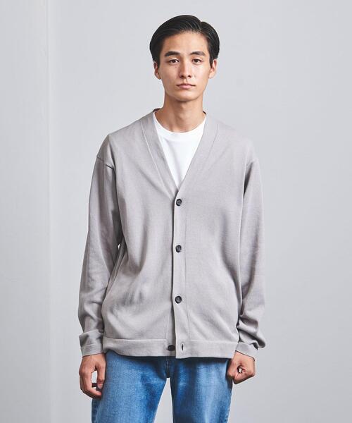 UNITED ARROWS(ユナイテッドアローズ)の「<UNITED ARROWS> ワシ カーディガン(カーディガン/ボレロ・メンズ・ライトグレー/ブラック/ベージュ・S/M/L/XL)」の7枚目の写真