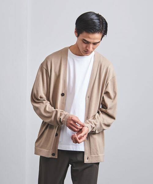 UNITED ARROWS(ユナイテッドアローズ)の「<UNITED ARROWS> ワシ カーディガン(カーディガン/ボレロ・メンズ・ライトグレー/ブラック/ベージュ・S/M/L/XL)」の21枚目の写真