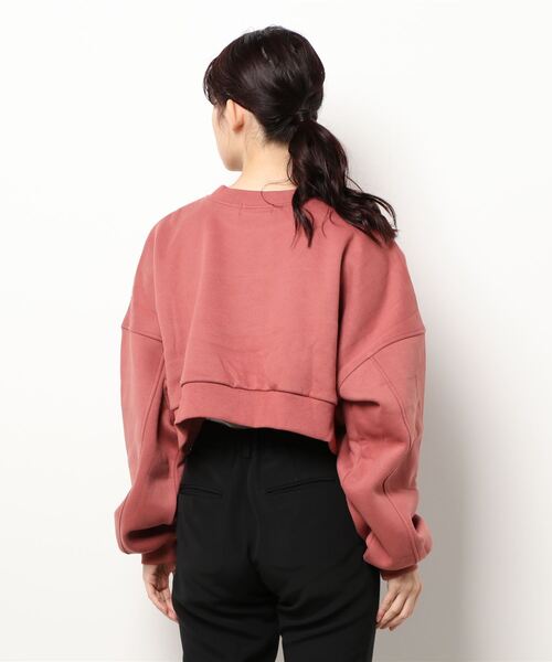 ENVYM（アンビー）の「ショートルーズＰＯ（スウェット・レディース・ブラック/ブラウン/アイボリー・FREE）」の5枚目の写真