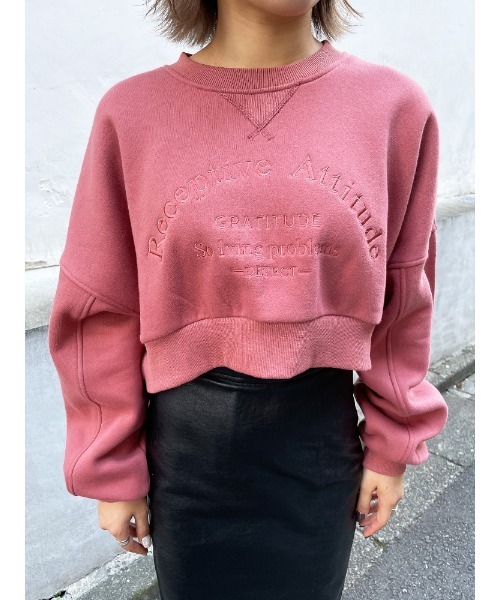 ENVYM（アンビー）の「ショートルーズＰＯ（スウェット・レディース・ブラック/ブラウン/アイボリー・FREE）」の12枚目の写真