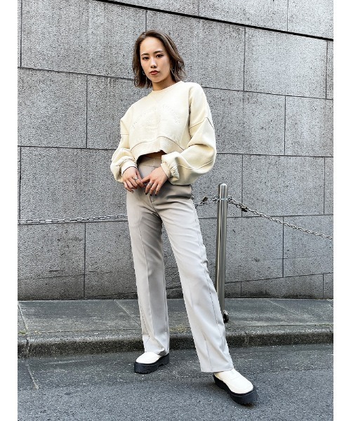 ENVYM（アンビー）の「ショートルーズＰＯ（スウェット・レディース・ブラック/ブラウン/アイボリー・FREE）」の15枚目の写真