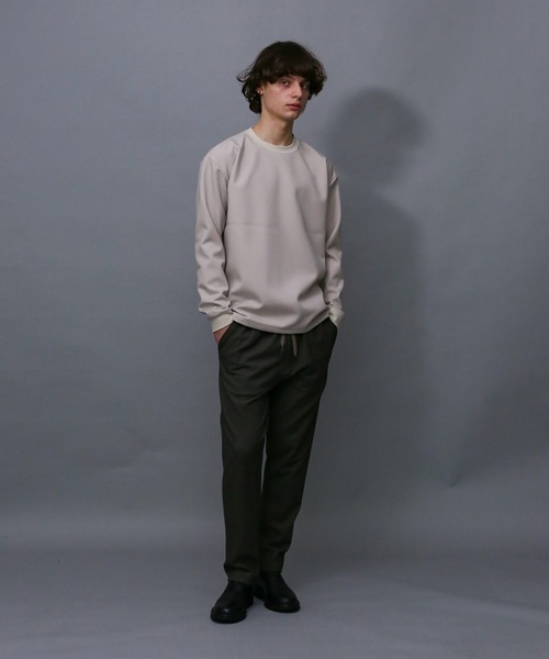 Iroquois（イロコイ）の「NEW DOWN FABRIC CS（スウェット・メンズ・アイボリー/ブラック・1/3/2）」の6枚目の写真