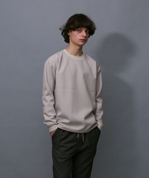 Iroquois（イロコイ）の「NEW DOWN FABRIC CS（スウェット・メンズ・アイボリー/ブラック・1/3/2）」の3枚目の写真