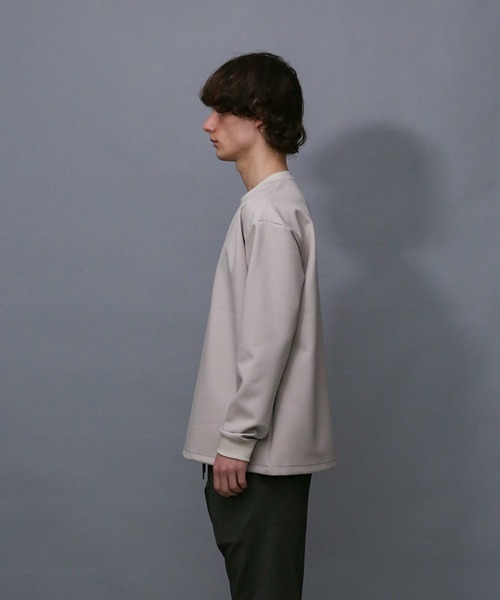 Iroquois（イロコイ）の「NEW DOWN FABRIC CS（スウェット・メンズ・アイボリー/ブラック・1/3/2）」の4枚目の写真