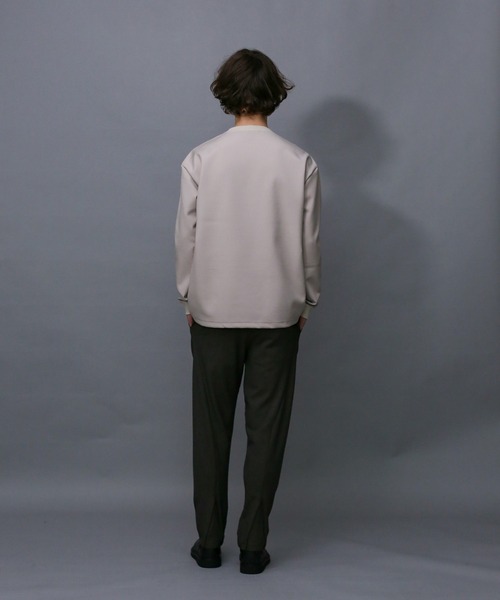 Iroquois（イロコイ）の「NEW DOWN FABRIC CS（スウェット・メンズ・アイボリー/ブラック・1/3/2）」の10枚目の写真