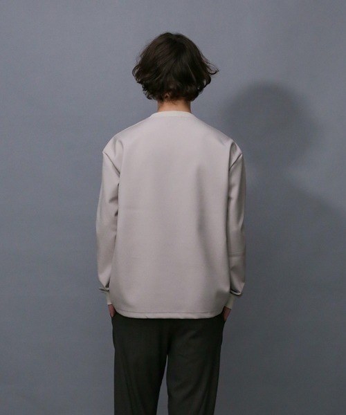 Iroquois（イロコイ）の「NEW DOWN FABRIC CS（スウェット・メンズ・アイボリー/ブラック・1/3/2）」の5枚目の写真