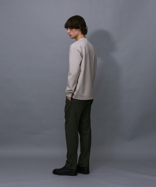 Iroquois（イロコイ）の「NEW DOWN FABRIC CS（スウェット・メンズ・アイボリー/ブラック・1/3/2）」の9枚目の写真