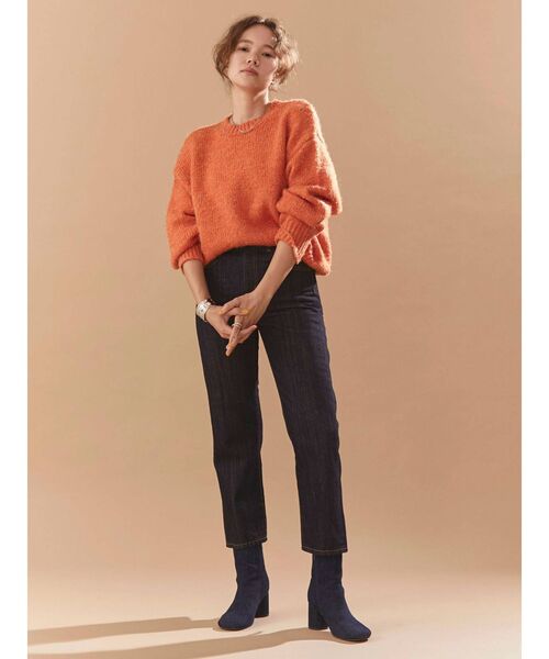 Ungrid（アングリッド）の「カラーモヘア混ルーズニット（ニット/セーター・レディース・パープル/オレンジ/ブルー/グリーン/アイボリー・FREE）」の15枚目の写真