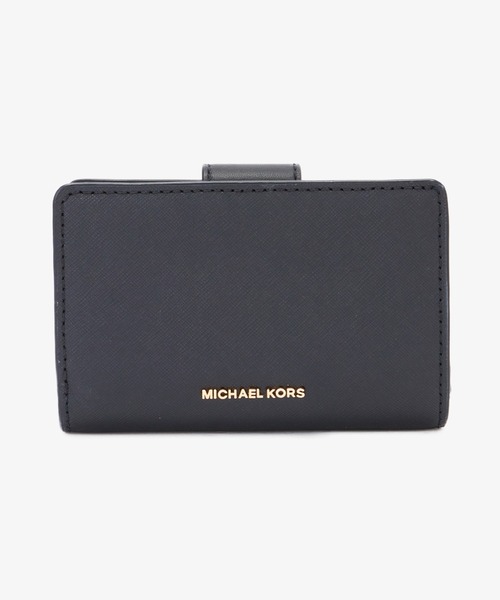 MICHAEL KORS（マイケルコース）の「GREENWICH タブ ウォレット ミディアム（財布・レディース・ブラック・FREE）」の5枚目の写真
