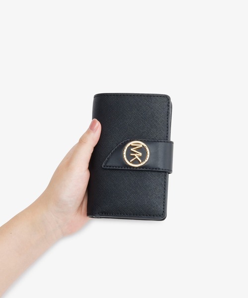 MICHAEL KORS（マイケルコース）の「GREENWICH タブ ウォレット ミディアム（財布・レディース・ブラック・FREE）」の8枚目の写真