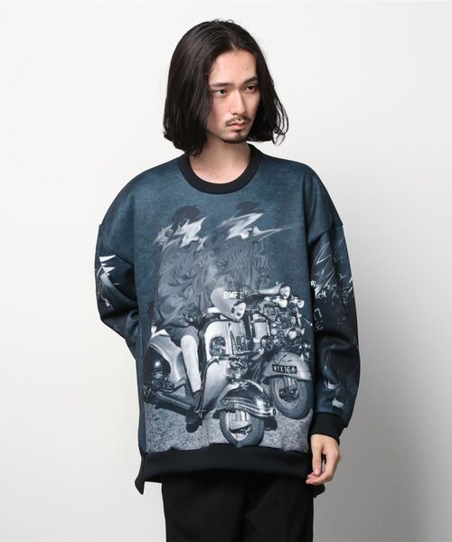 amok(アモク)の「amok /アモク/ERROR QUADROPHENIA SWEAT(スウェット・メンズ・ブラック・MEDIUM/LARGE)」の1枚目の写真