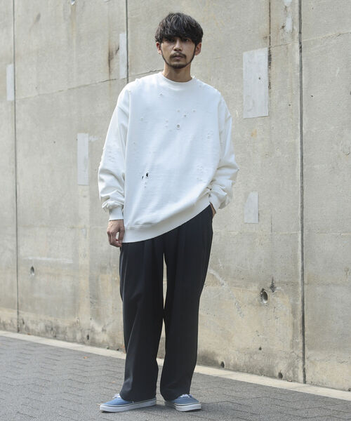 BEAMS(ビームス)の「BEAMS / バルーン スラックス(スラックス・メンズ・チャコールグレー/ブラック/ネイビー・SMALL/MEDIUM/LARGE/X-LARGE)」の16枚目の写真