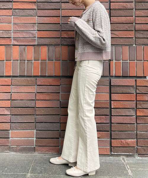 MAJESTIC LEGON（マジェスティックレゴン）の「classicパンツ（その他パンツ・レディース・ネイビー/アイボリー・SMALL/MEDIUM）」の7枚目の写真