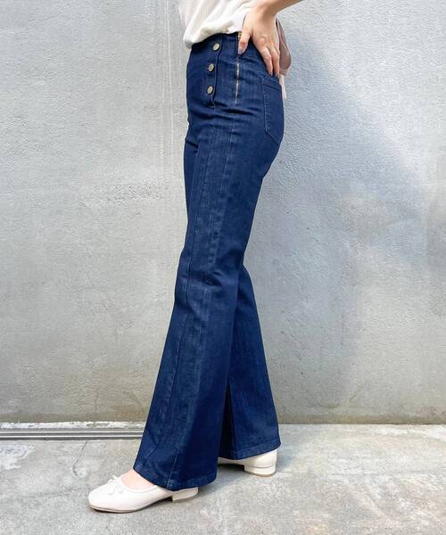 MAJESTIC LEGON（マジェスティックレゴン）の「classicパンツ（その他パンツ・レディース・ネイビー/アイボリー・SMALL/MEDIUM）」の20枚目の写真