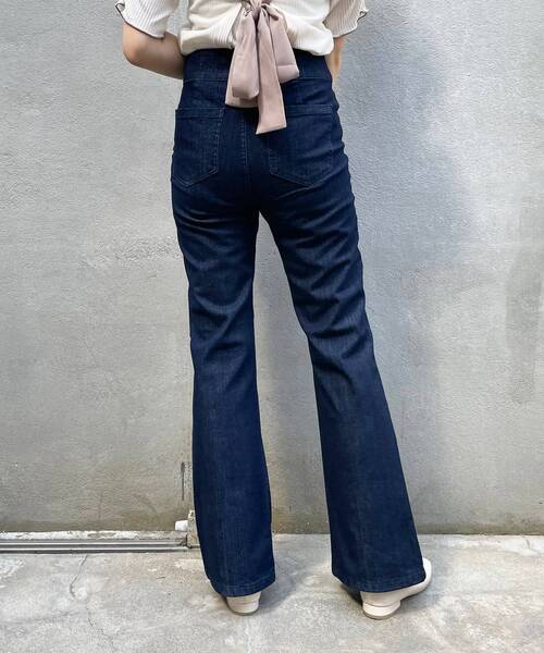 MAJESTIC LEGON（マジェスティックレゴン）の「classicパンツ（その他パンツ・レディース・ネイビー/アイボリー・SMALL/MEDIUM）」の17枚目の写真