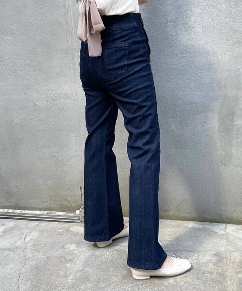 MAJESTIC LEGON（マジェスティックレゴン）の「classicパンツ（その他パンツ・レディース・ネイビー/アイボリー・SMALL/MEDIUM）」の14枚目の写真