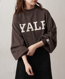 Chico | YALE ショート丈ダメージロゴロンT(スウェット)