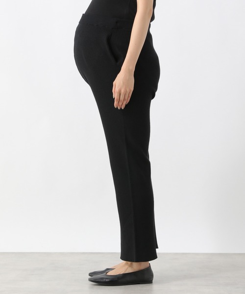 LEPSIM（レプシィム）の「マタニティ／マシーンウォッシャブルニットイージーパンツ　956364（マタニティウェア/グッズ・レディース・ブラック/ベージュ/ブラウン/ブラウン系その他・FREE）」の5枚目の写真