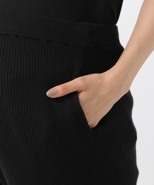 LEPSIM（レプシィム）の「マタニティ／マシーンウォッシャブルニットイージーパンツ　956364（マタニティウェア/グッズ・レディース・ブラック/ベージュ/ブラウン/ブラウン系その他・FREE）」の8枚目の写真