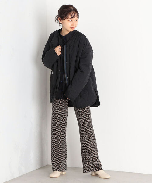 fredy repit（フレディレピ）の「キルティング中綿ブルゾン（ブルゾン・レディース・ブラック/オリーブ・38）」の7枚目の写真